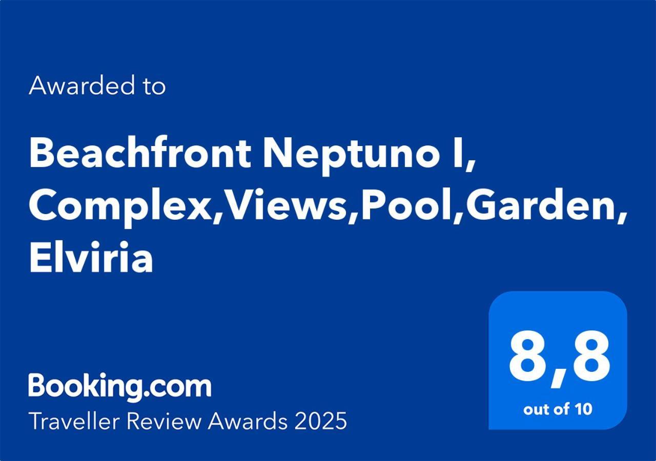 Beachfront Neptuno I, Complex,Views,Pool,Garden, Elviria Marbella Esterno foto